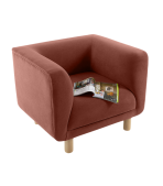 Ghế Sofa Đơn Bọc Nhung Veneto Ultra Terra - Ảnh 4