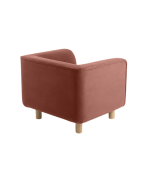 Ghế Sofa Đơn Bọc Nhung Veneto Ultra Terra - Ảnh 5