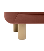 Ghế Sofa Đơn Bọc Nhung Veneto Ultra Terra - Ảnh 7