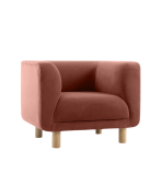 Ghế Sofa Đơn Bọc Nhung Veneto Ultra Terra - Ảnh 9