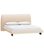 Giường Agami-Legs Nhung 160 Lanza Beige