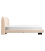 Giường Agami-Legs Nhung 160 Lanza Beige - Ảnh 3