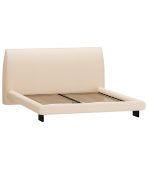 Giường Agami-Legs Nhung 160 Lanza Beige - Ảnh 2