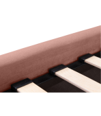 Giường Amber Nhung 140 Gesta Pink - Ảnh 2