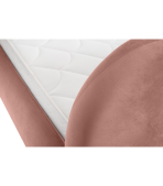 Giường Amber Nhung 140 Gesta Pink - Ảnh 3