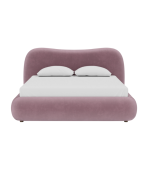 Giường Amber Nhung 140 Lanza Lilac - Ảnh 2