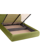 Giường Amber Nhung 140 Lanza Olive - Ảnh 7