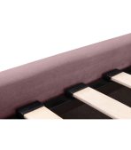 Giường Amber Nhung 160 Lanza Lilac - Ảnh 12