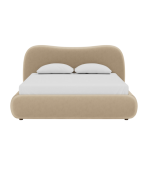 Giường Amber Nhung 160 Ultra Sand - Ảnh 2