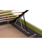 Giường Amber Nhung 180 Lanza Olive - Ảnh 9