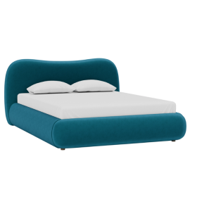 Giường Amber Nhung 180 Ultra Atlantic