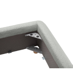 Giường Amber Vải Bông 140 Cozy Smoke - Ảnh 4