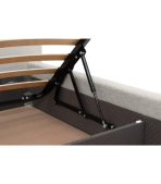 Giường Amber Vải Bông 180 Cozy Ecru - Ảnh 6