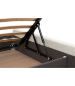 Giường Amber Vải Lông Cừu 140 Bucle White - Ảnh 6