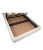 Giường Amber Vải Lông Cừu 140 Bucle White - Ảnh 7