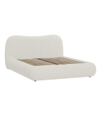 Giường Amber Vải Lông Cừu 140 Bucle White - Ảnh 8