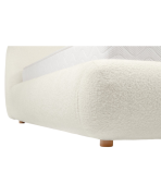 Giường Amber Vải Lông Cừu 140 Bucle White - Ảnh 10