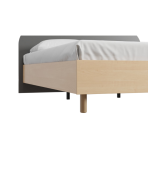 Giường Dona 140 Murnau Grey - Ảnh 4