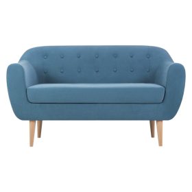 Ghế Sofa Đôi Bọc Nhung Rotterdam Danel Blue