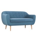 Ghế Sofa Đôi Bọc Nhung Rotterdam Danel Blue - Ảnh 2
