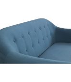 Ghế Sofa Đôi Bọc Nhung Rotterdam Danel Blue - Ảnh 4