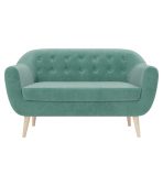 Ghế Sofa Đôi Bọc Nhung Rotterdam Danel Mint