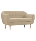 Ghế Sofa Đôi Bọc Nhung Rotterdam Danel Sand - Ảnh 2
