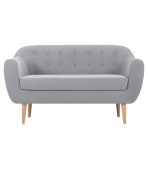 Ghế Sofa Đôi Bọc Nhung Rotterdam Danel Silver