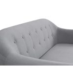 Ghế Sofa Đôi Bọc Nhung Rotterdam Danel Silver - Ảnh 5