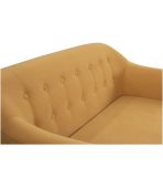 Ghế Sofa Đôi Bọc Nhung Rotterdam Danel Yellow - Ảnh 5