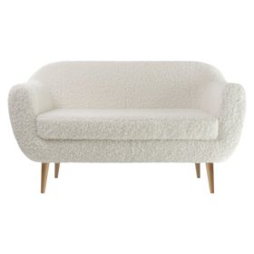 Ghế Sofa Đôi Bọc Vải Lông Cừu Rotterdam Dobby Cozy Milk