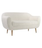 Ghế Sofa Đôi Bọc Vải Lông Cừu Rotterdam Dobby Cozy Milk - Ảnh 2