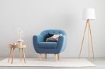 Ghế Sofa Đơn Bọc Nhung Rotterdam Danel Blue - Ảnh 10