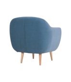 Ghế Sofa Đơn Bọc Nhung Rotterdam Danel Blue - Ảnh 4