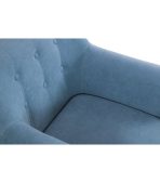 Ghế Sofa Đơn Bọc Nhung Rotterdam Danel Blue - Ảnh 7