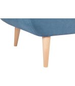 Ghế Sofa Đơn Bọc Nhung Rotterdam Danel Blue - Ảnh 9