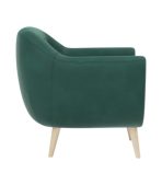 Ghế Sofa Đơn Bọc Nhung Rotterdam Danel Emerald - Ảnh 4