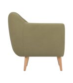 Ghế Sofa Đơn Bọc Nhung Rotterdam Danel Olive - Ảnh 4