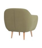 Ghế Sofa Đơn Bọc Nhung Rotterdam Danel Olive - Ảnh 5