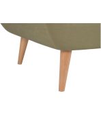 Ghế Sofa Đơn Bọc Nhung Rotterdam Danel Olive - Ảnh 9