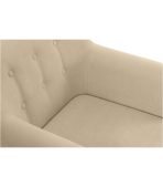 Ghế Sofa Đơn Bọc Nhung Rotterdam Danel Sand - Ảnh 5