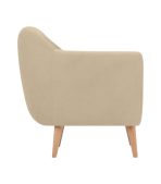 Ghế Sofa Đơn Bọc Nhung Rotterdam Danel Sand - Ảnh 7
