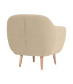 Ghế Sofa Đơn Bọc Nhung Rotterdam Danel Sand - Ảnh 8