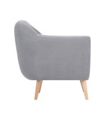 Ghế Sofa Đơn Bọc Nhung Rotterdam Danel Silver - Ảnh 7