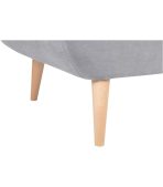 Ghế Sofa Đơn Bọc Nhung Rotterdam Danel Silver - Ảnh 9