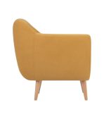 Ghế Sofa Đơn Bọc Nhung Rotterdam Danel Yellow - Ảnh 7