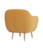 Ghế Sofa Đơn Bọc Nhung Rotterdam Danel Yellow - Ảnh 8