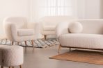 Ghế Sofa Đơn Bọc Vải Lông Cừu Rotterdam Dobby Cozy Milk - Ảnh 11