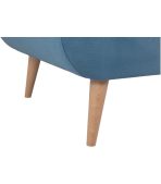 Ghế Sofa Thẳng Bọc Nhung Rotterdam-3 Danel Blue - Ảnh 8