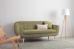 Ghế Sofa Thẳng Bọc Nhung Rotterdam-3 Danel Olive - Ảnh 10